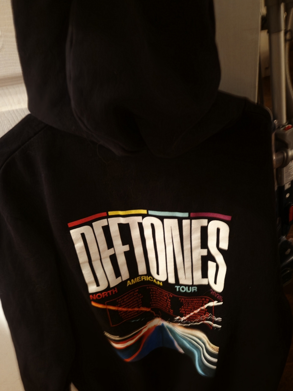 Authentic Deftones 2025 North American Tour Hoodie - Manhead Merch - Medium NWOT